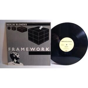 Berlin Blondes Framework Vinyl 12" Maxi Single Record Synth-Pop Electronic 1980